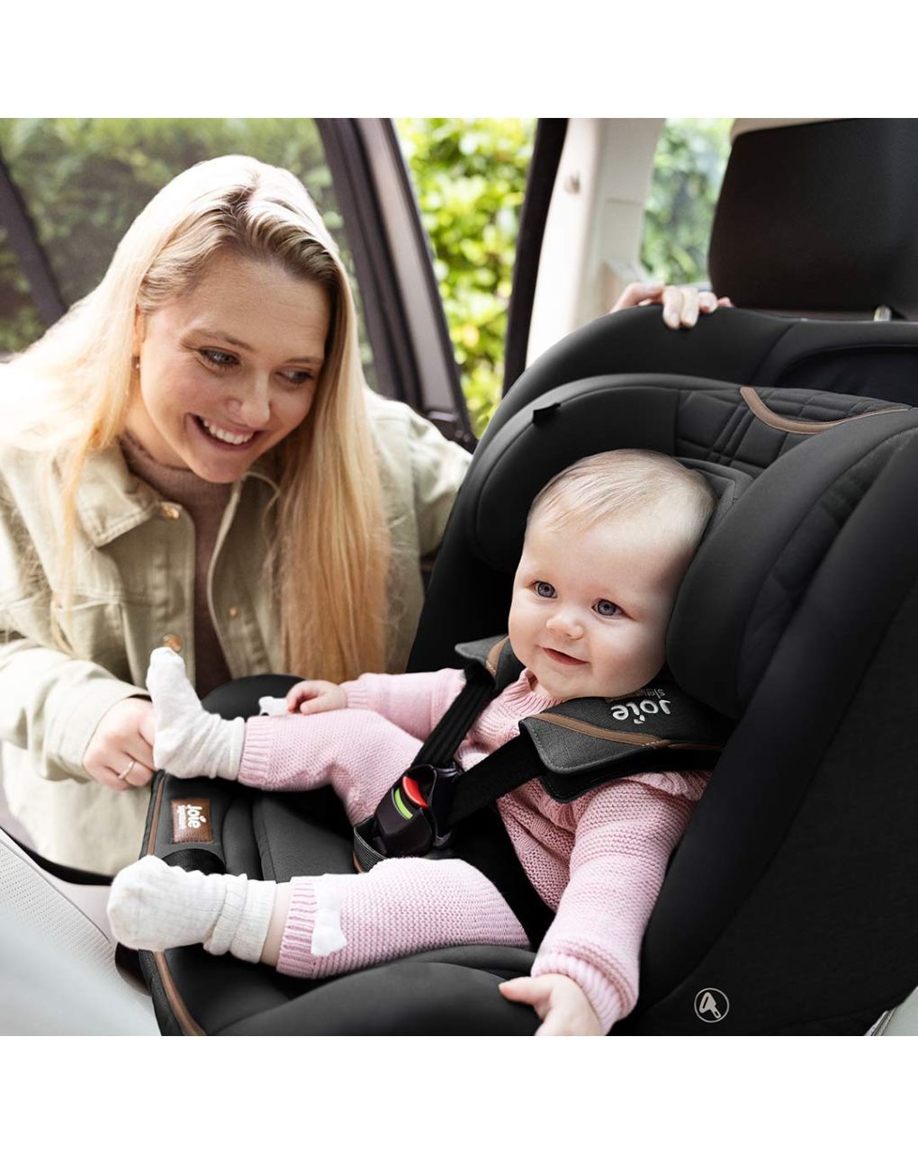 Joie κάθισμα αυτοκινήτου i-spin 360º xl (40-150cm) signature collection ebony c2205abebn000 - Joie