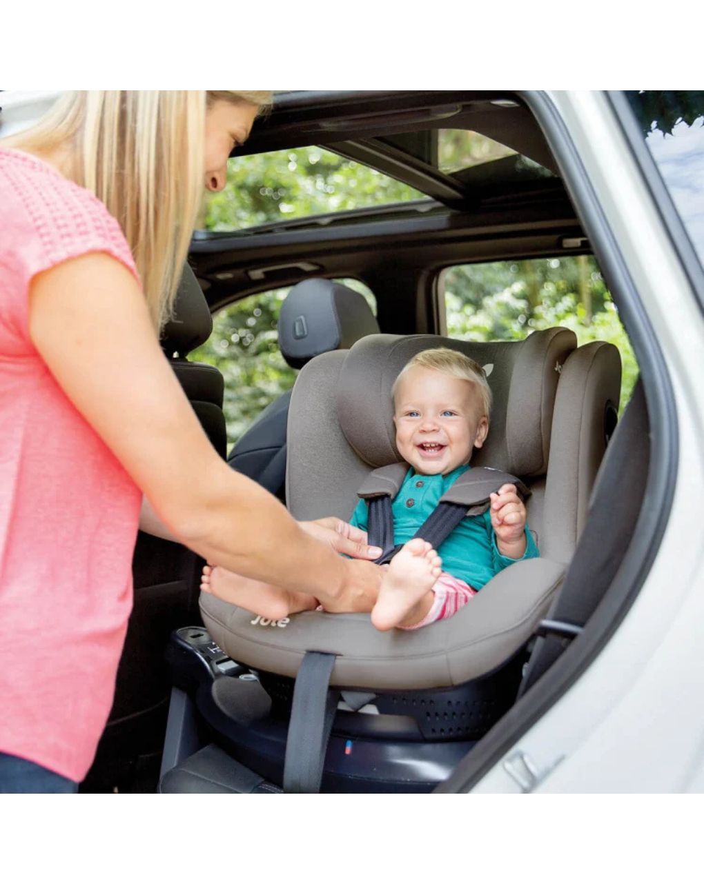 Joie κάθισμα αυτοκινήτου i-spin 360º (40-105cm) thunder c1801oathd000 - Joie
