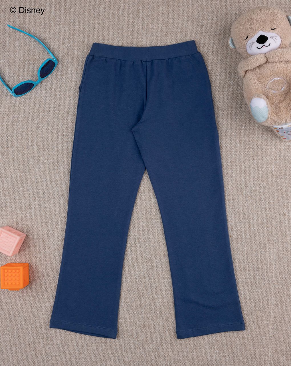 παιδικό παντελόνι φούτερ καμπάνα μπλε minnie για κορίτσι - Prénatal