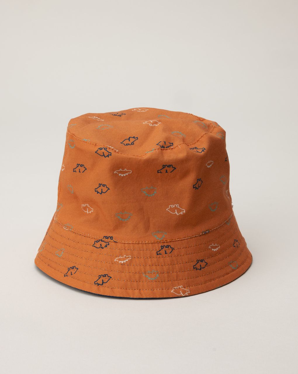 βρεφικό καπέλο ψαρά μπλε με δεινόσαυρους για αγόρι - Prénatal