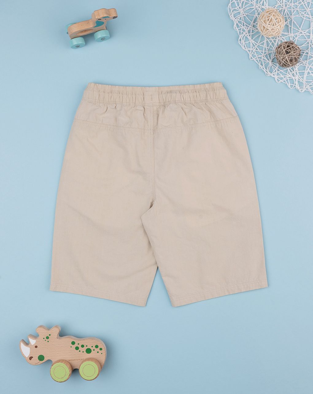παιδική βερμούδα μπεζ για αγόρι - Prénatal