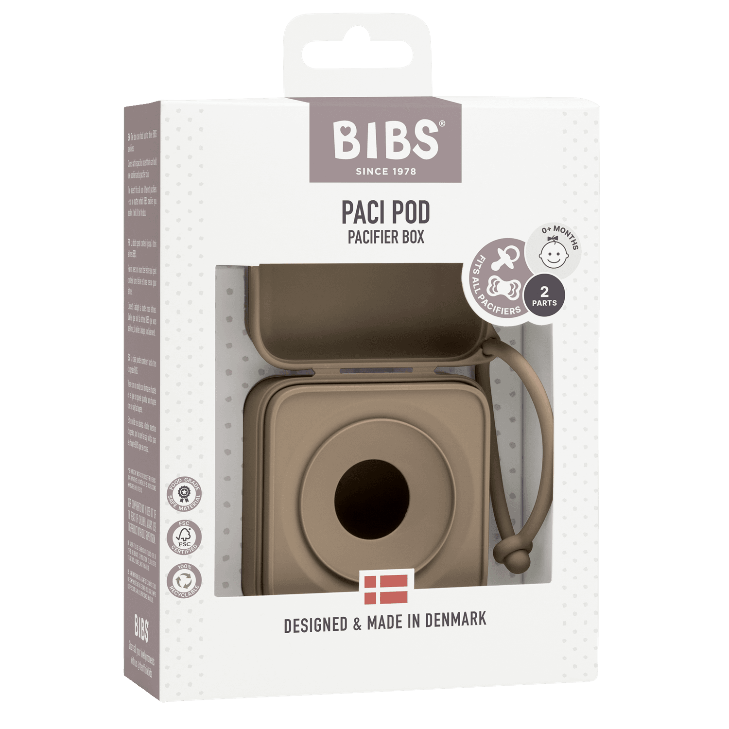 Bibs θήκη πιπίλας dark oak 4200243 - BIBS