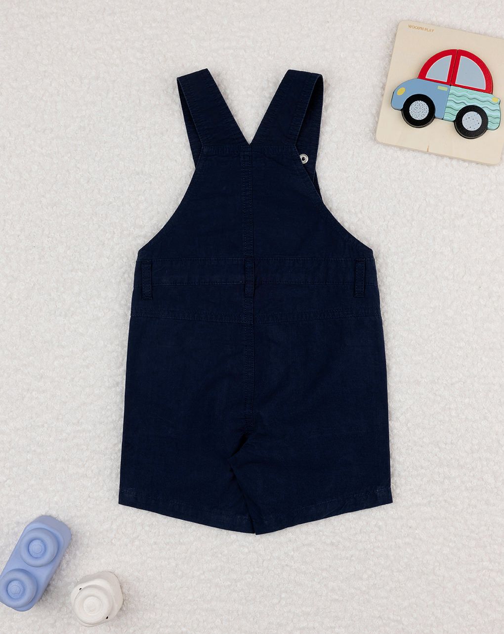 βρεφική σαλοπέτα μπλε με δεινόσαυρο για αγόρι - Prénatal