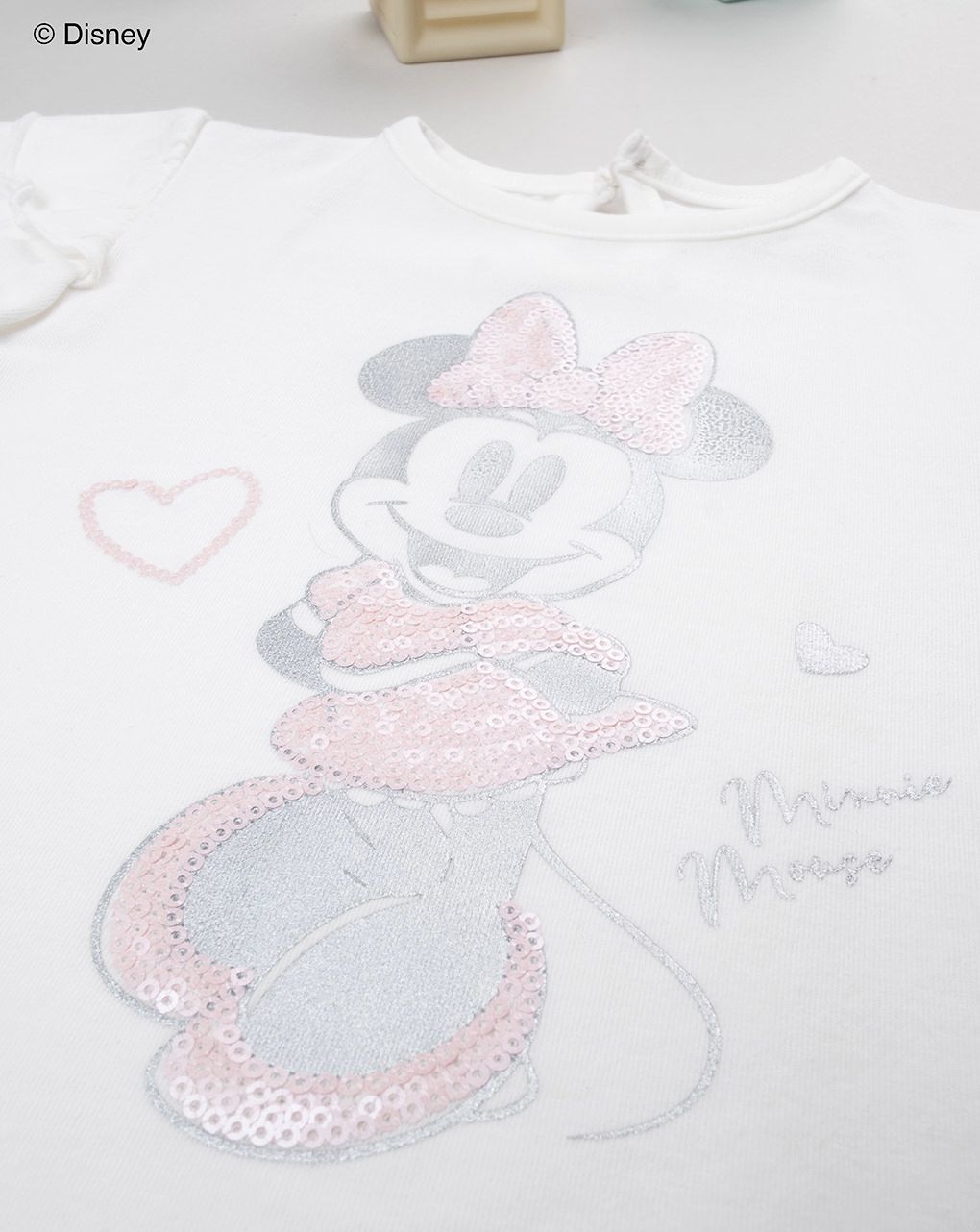 βρεφικό t-shirt λευκό minnie elegant για κορίτσι - Prénatal
