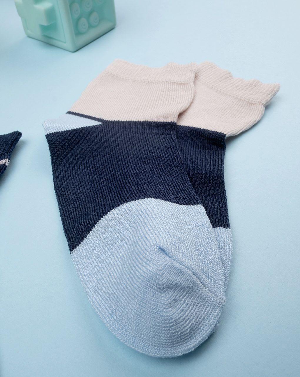 παιδικά καλτσάκια πακέτο x3 ριγέ για αγόρι - Prénatal