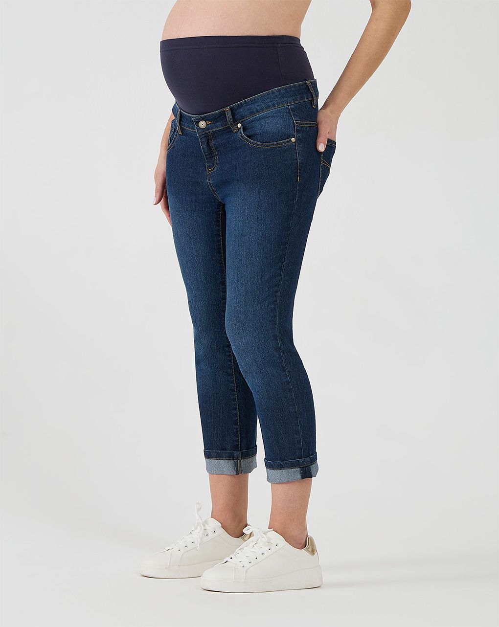 γυναικείο τζιν παντελόνι εγκυμοσύνης μπλε σκούρο - Prénatal