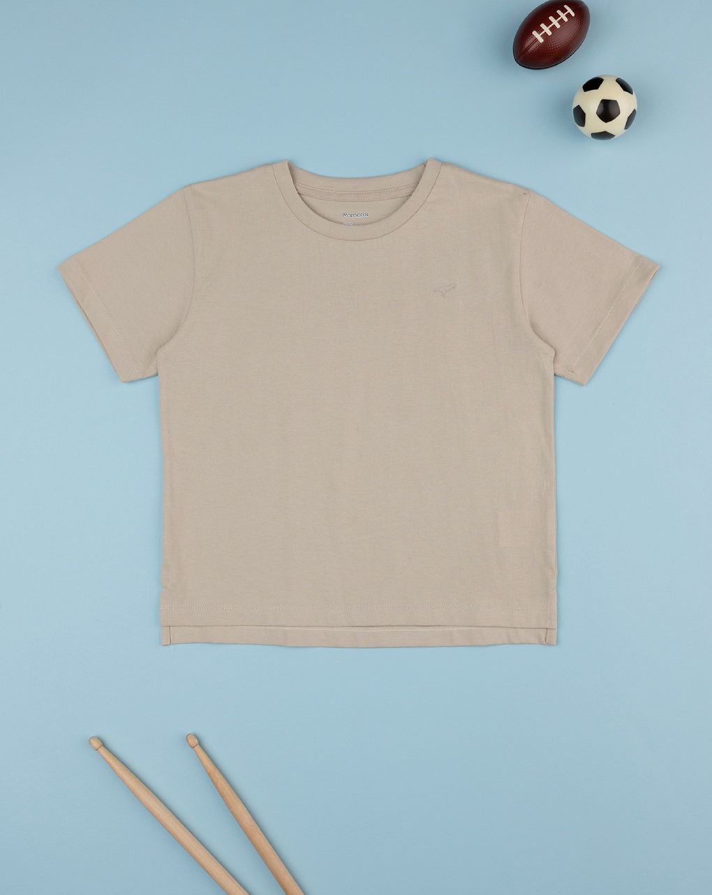 παιδικό t-shirt καφέ με δεινόσαυρο για αγόρι - Prénatal