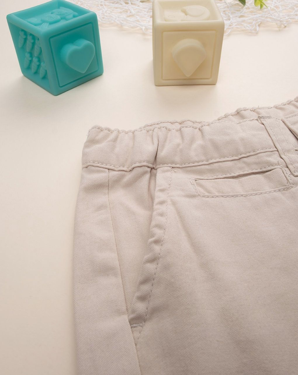 παιδικό παντελόνι μπεζ elegant για αγόρι - Prénatal