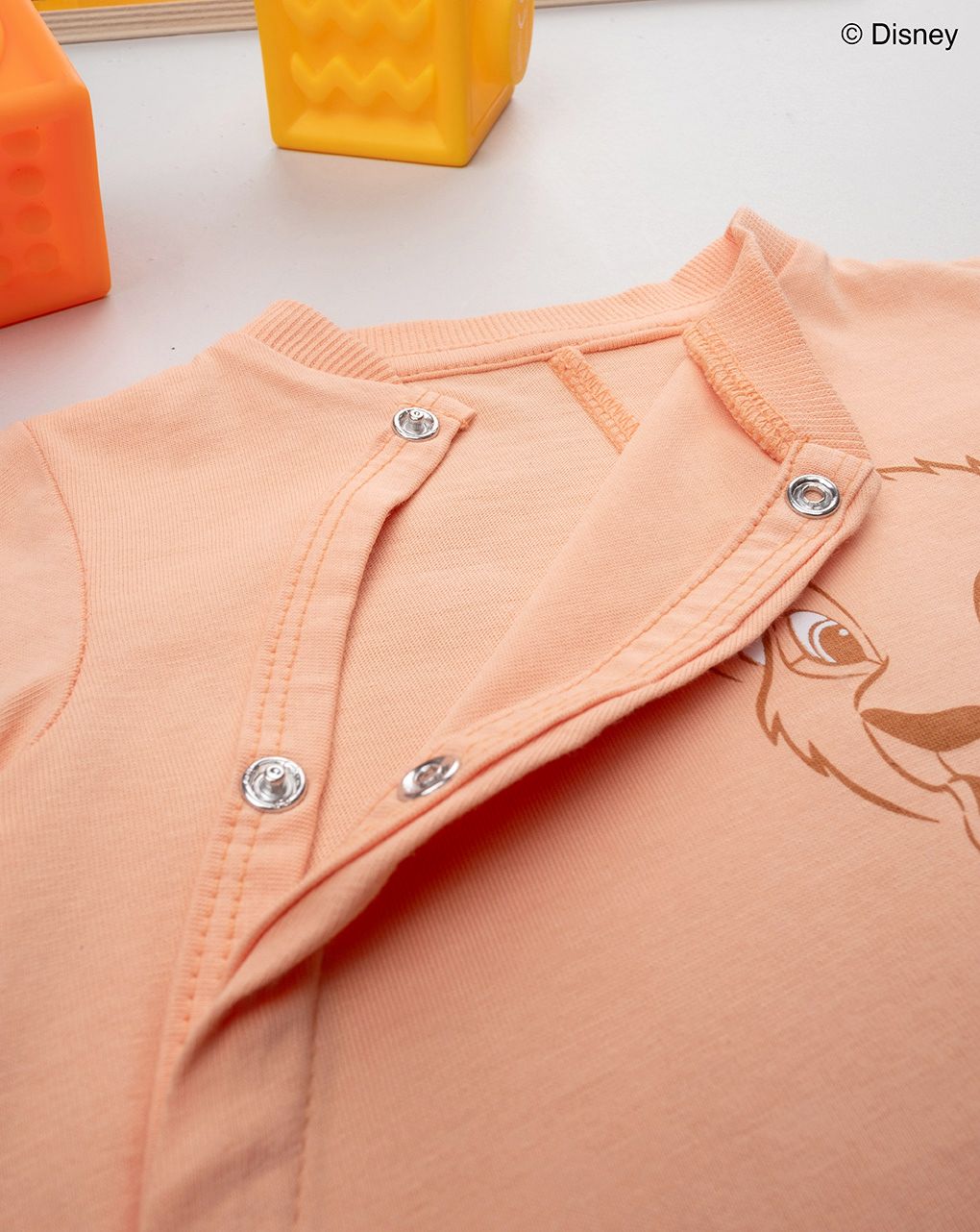 βρεφικό φορμάκι πορτοκαλί με τον simba για αγόρι - Prénatal