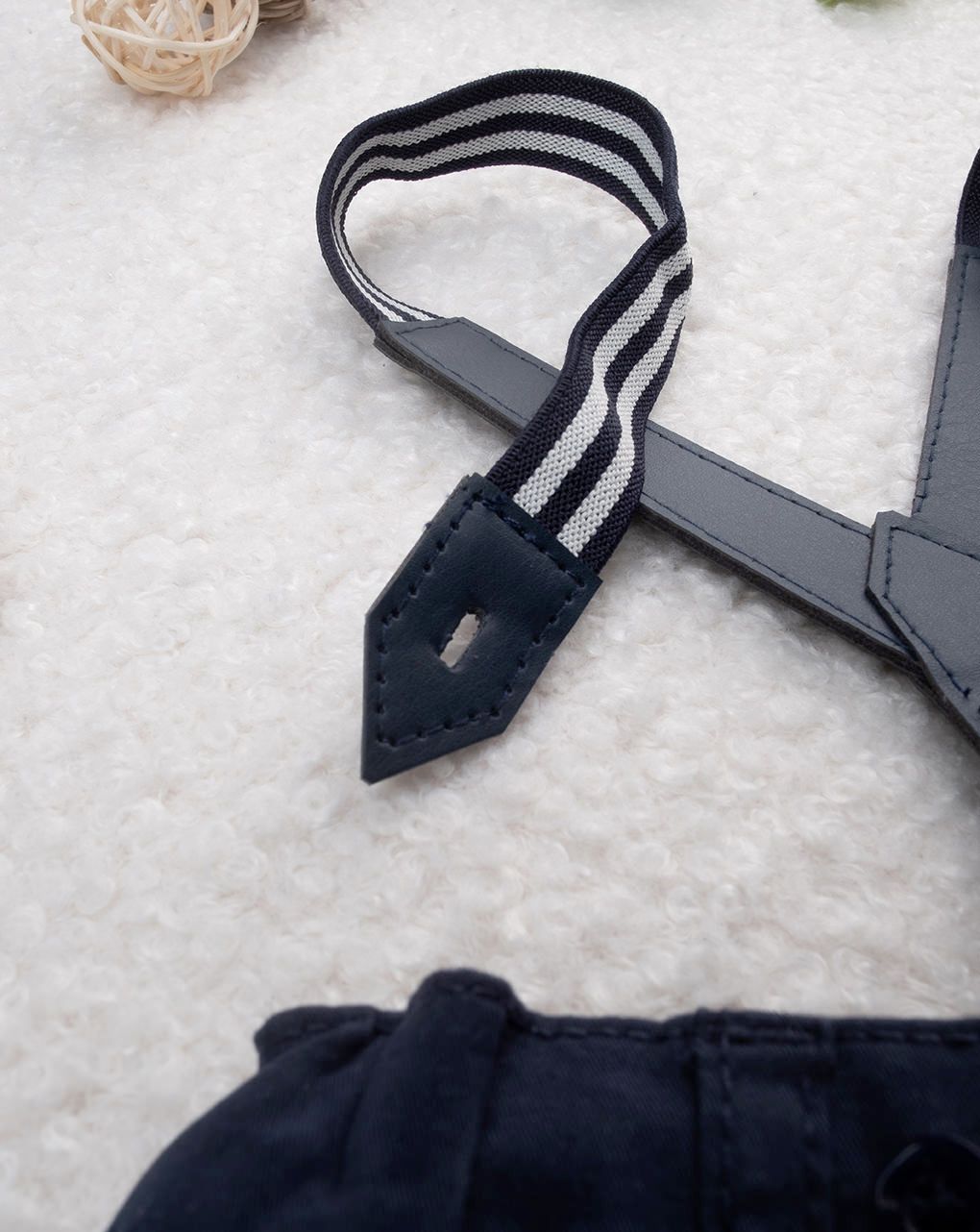 βρεφικό παντελόνι twill μπλε elegant για αγόρι - Prénatal