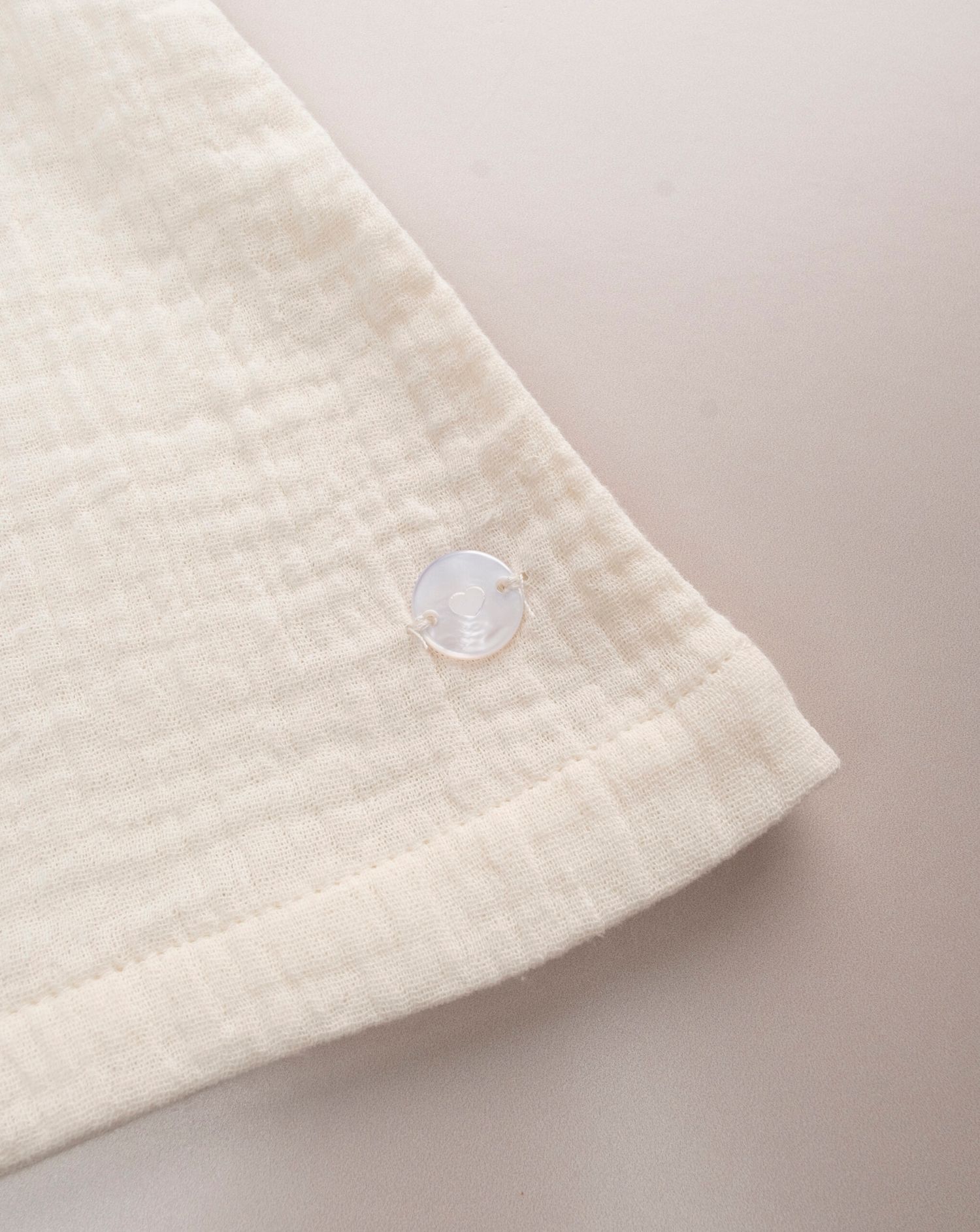 βρεφικό πουκάμισο κρεμ φλοράλ premium για κορίτσι - Prénatal