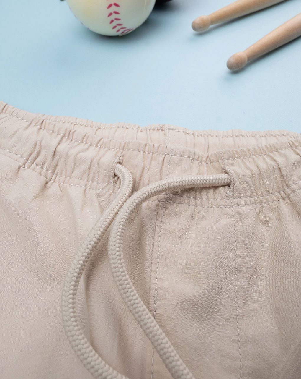 βρεφικό σορτσάκι μπεζ με δεινόσαυρο για αγόρι - Prénatal