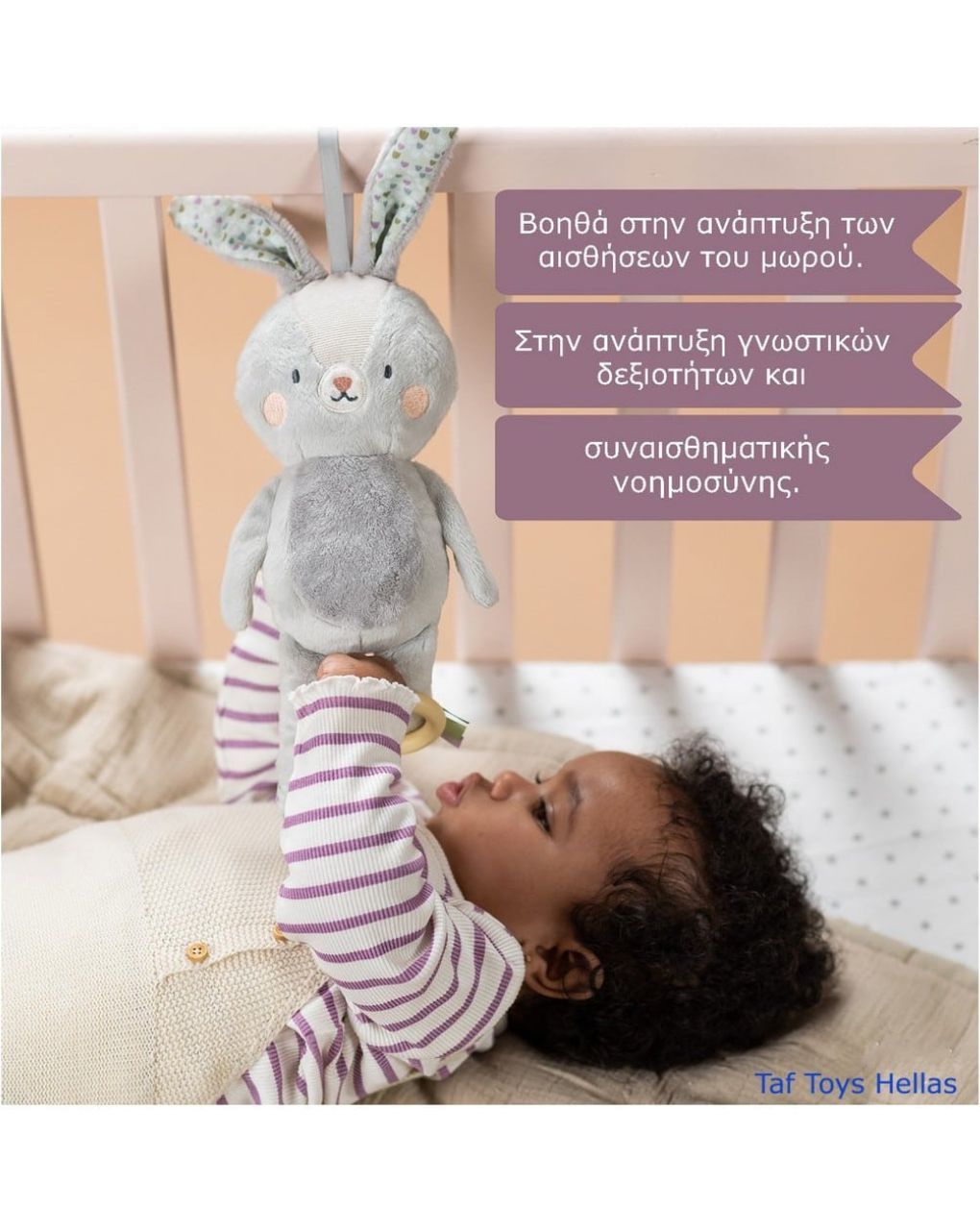 Taf τoys μουσικό λαγουδάκι rylee musical bunny t-13165 - Taf-toys
