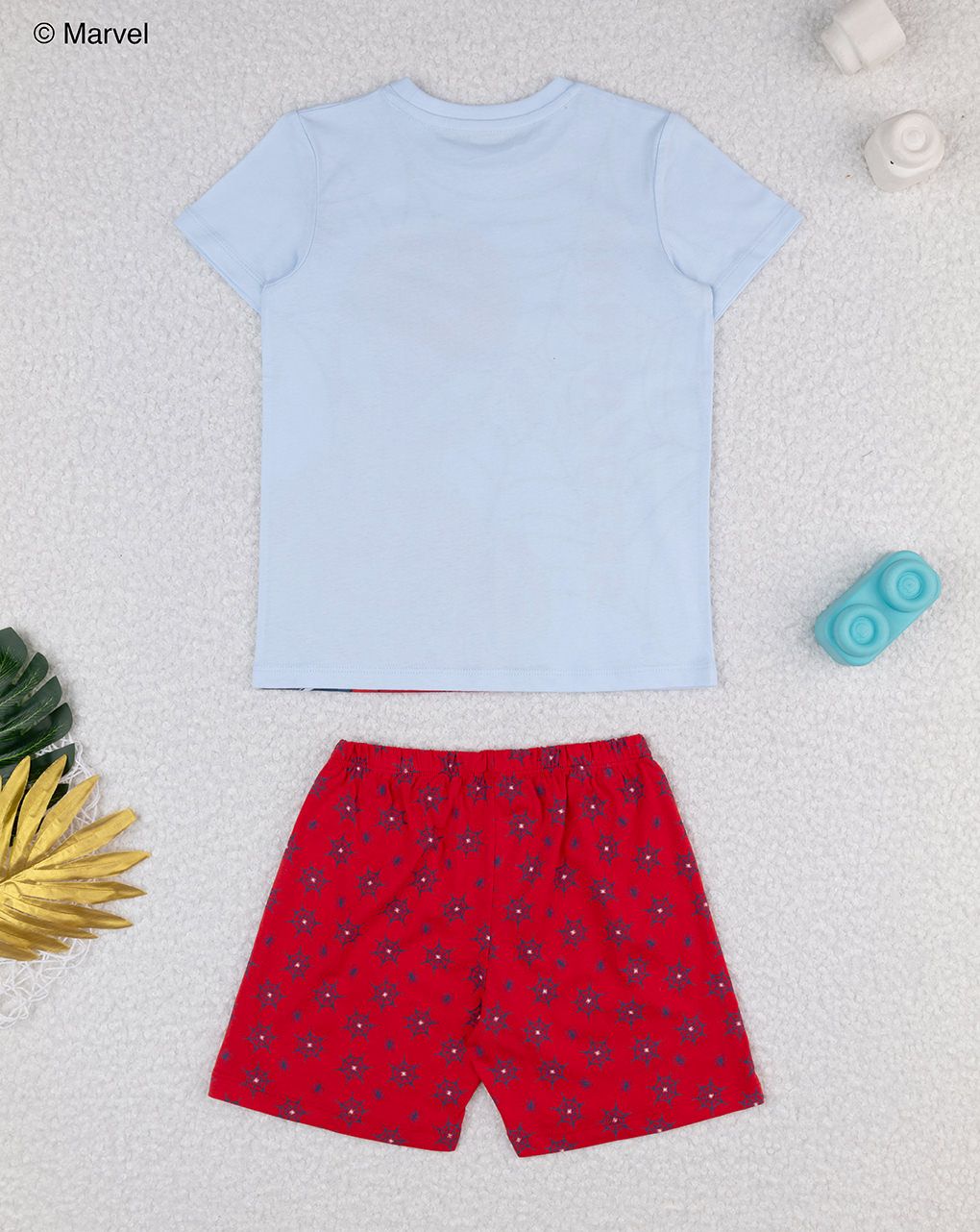 παιδική πιτζάμα γαλάζια/κόκκινη spiderman για αγόρι - Prénatal