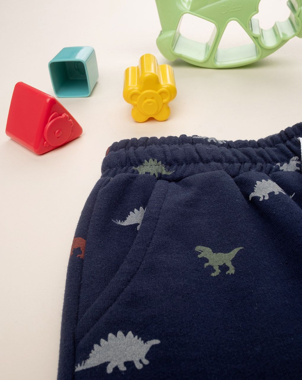 παιδική βερμούδα μπλε με δεινόσαυρους για αγόρι - Prénatal