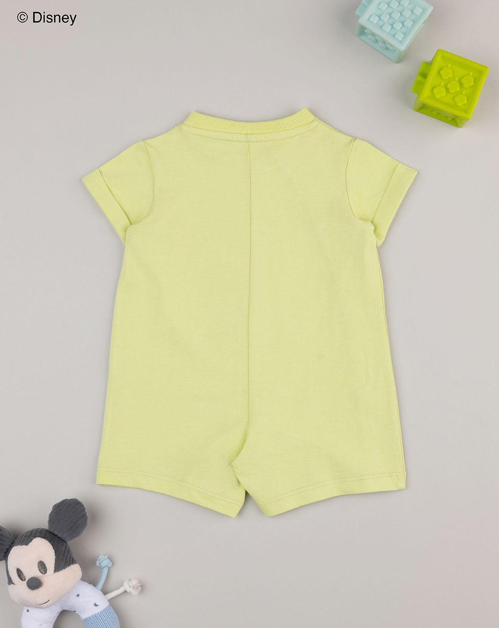βρεφικό φορμάκι λαχανί με τον mickey για αγόρι - Prénatal