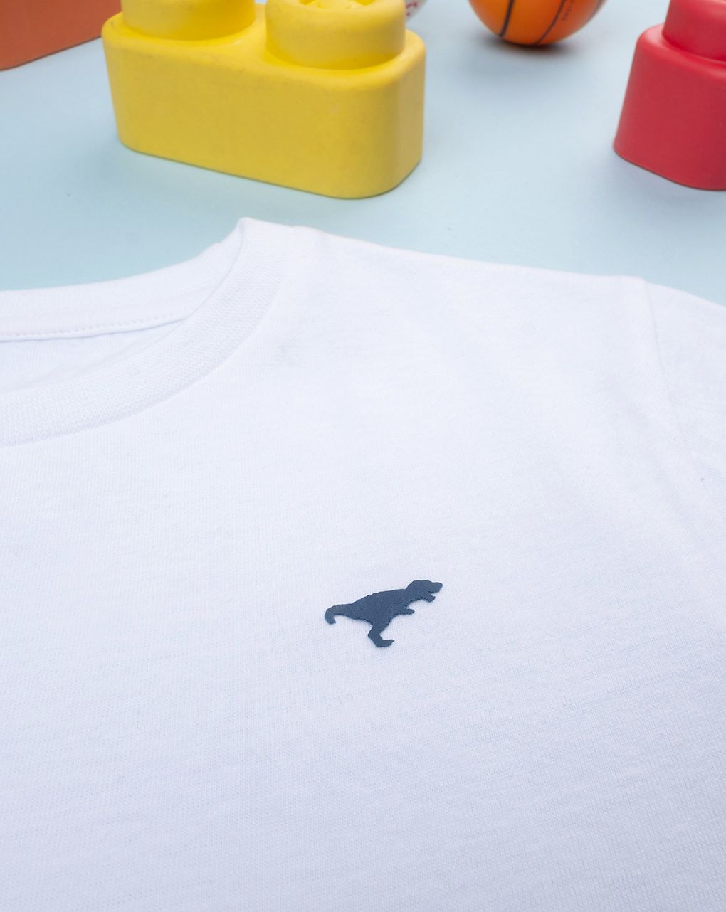 παιδικό t-shirt λευκό με δεινόσαυρο για αγόρι - Prénatal