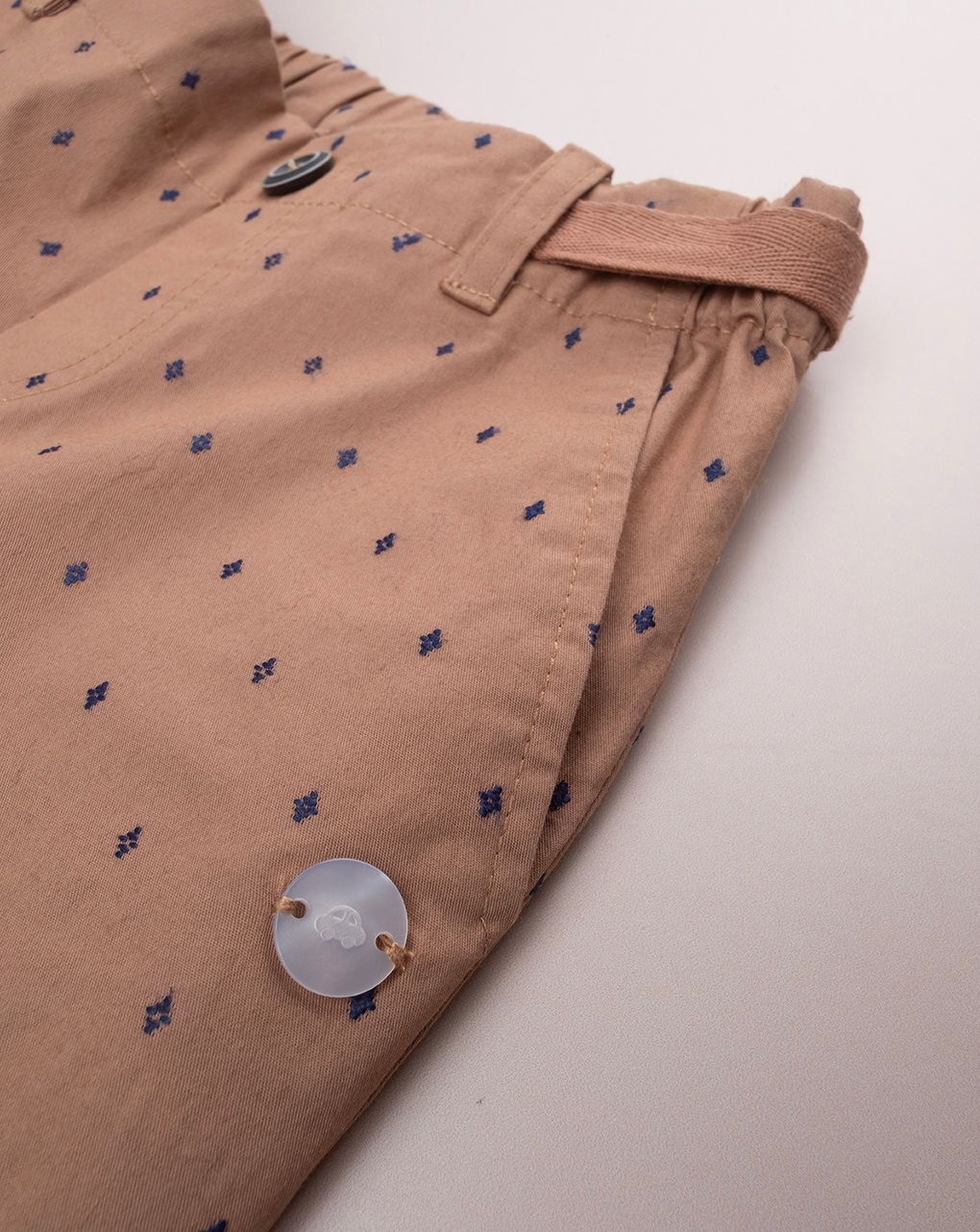 βρεφικό παντελόνι καφέ premium για αγόρι - Prénatal