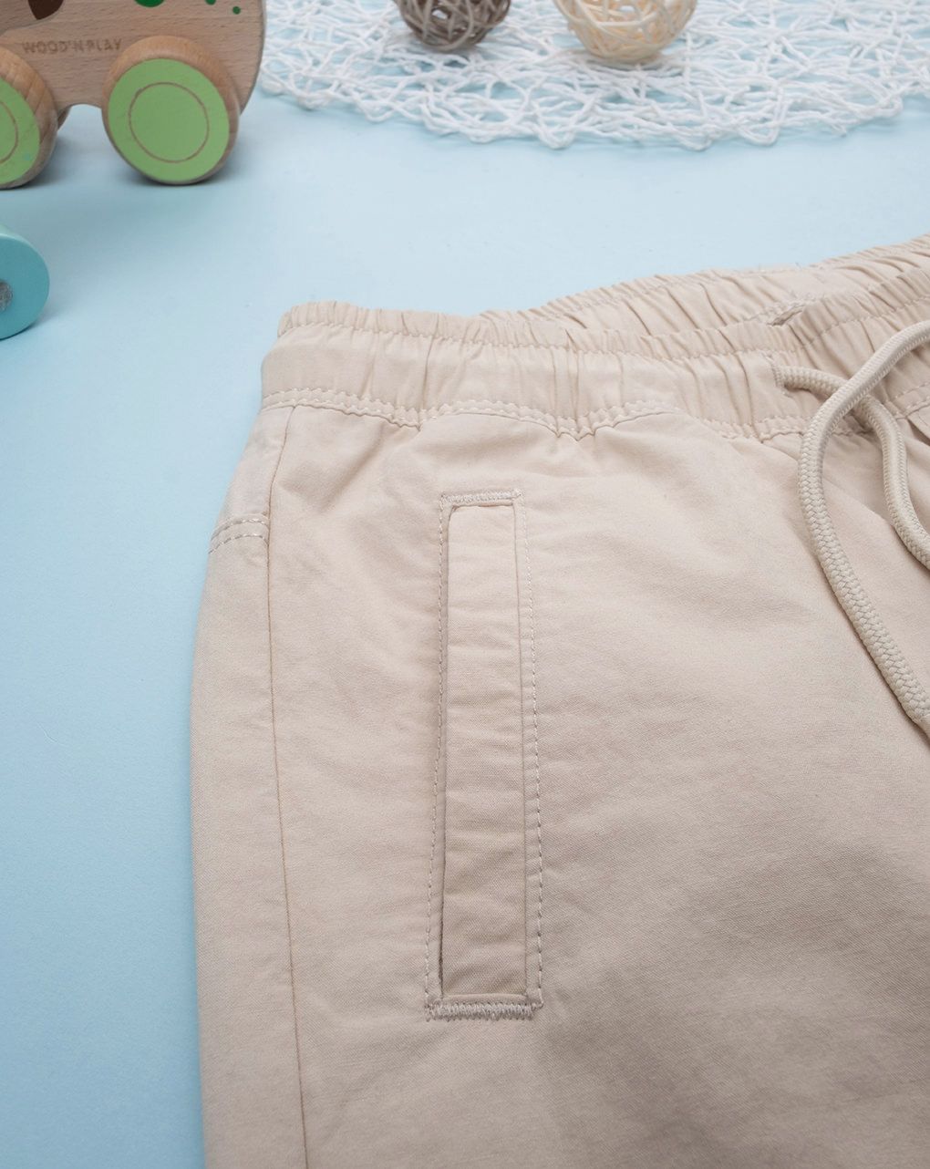 παιδική βερμούδα μπεζ για αγόρι - Prénatal