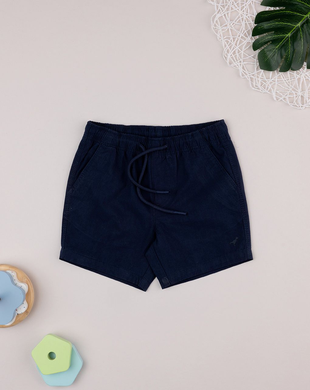 βρεφικό σορτσάκι μπλε με δεινόσαυρο για αγόρι - Prénatal