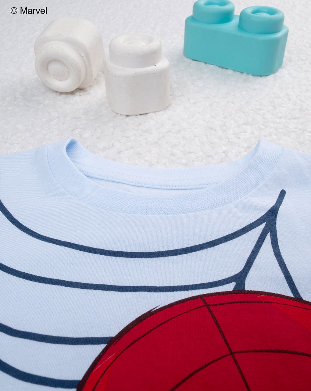 παιδική πιτζάμα γαλάζια/κόκκινη spiderman για αγόρι - Prénatal