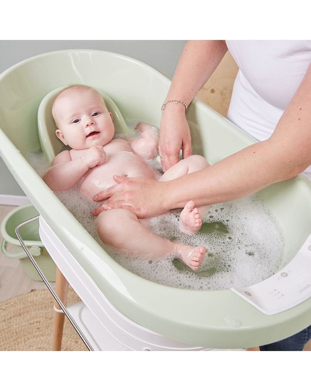 Bebejou μπάνιο με ψηφιακό θερμόμετρο sense edition ocean green j-4202059 - Bebejou