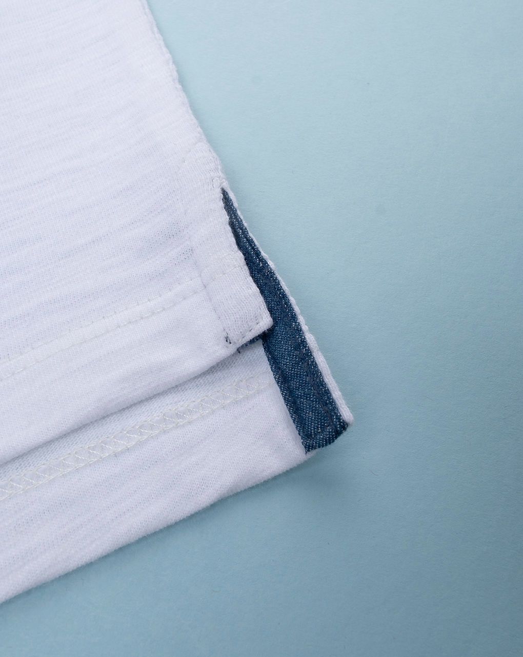 βρεφικό t-shirt λευκό με τσέπη για αγόρι - Prénatal