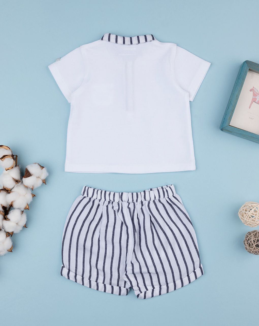 βρεφικό σετ t-shirt και σορτσάκι elegant για αγόρι - Prénatal