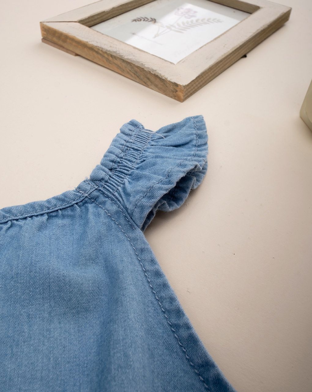 παιδική τζιν μπλούζα μπλε για κορίτσι - Prénatal