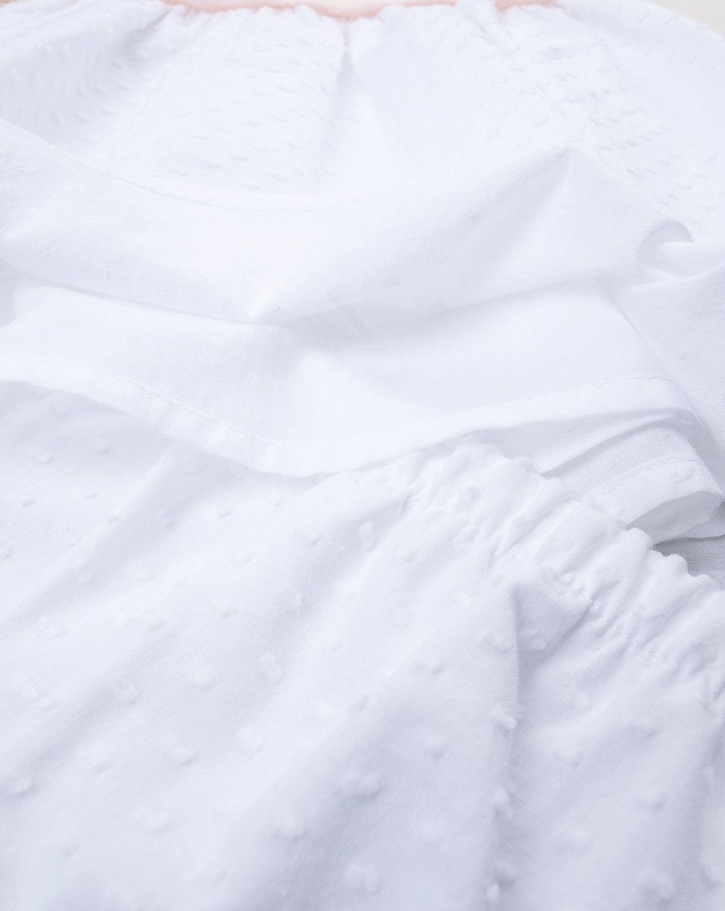 βρεφικό φόρεμα σομόν/λευκό elegant για κορίτσι - Prénatal