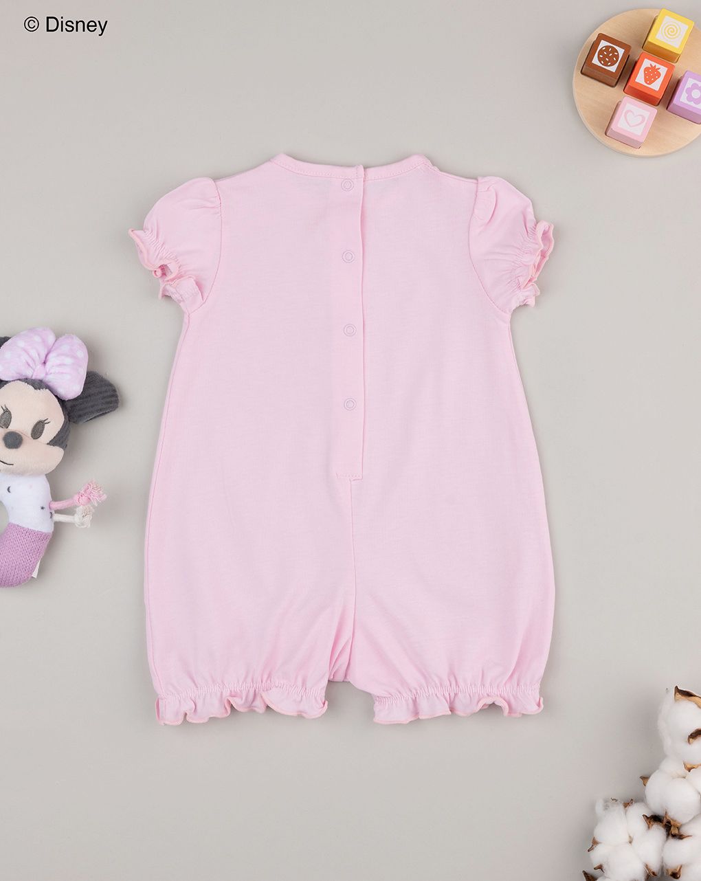 βρεφικό φορμάκι ροζ με τη minnie για κορίτσι - Prénatal