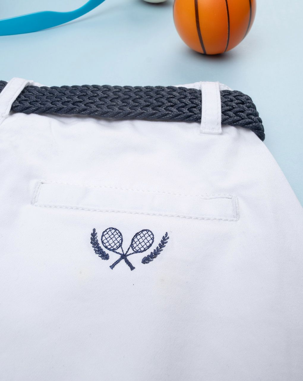 παιδική βερμούδα λευκή elegant για αγόρι - Prénatal