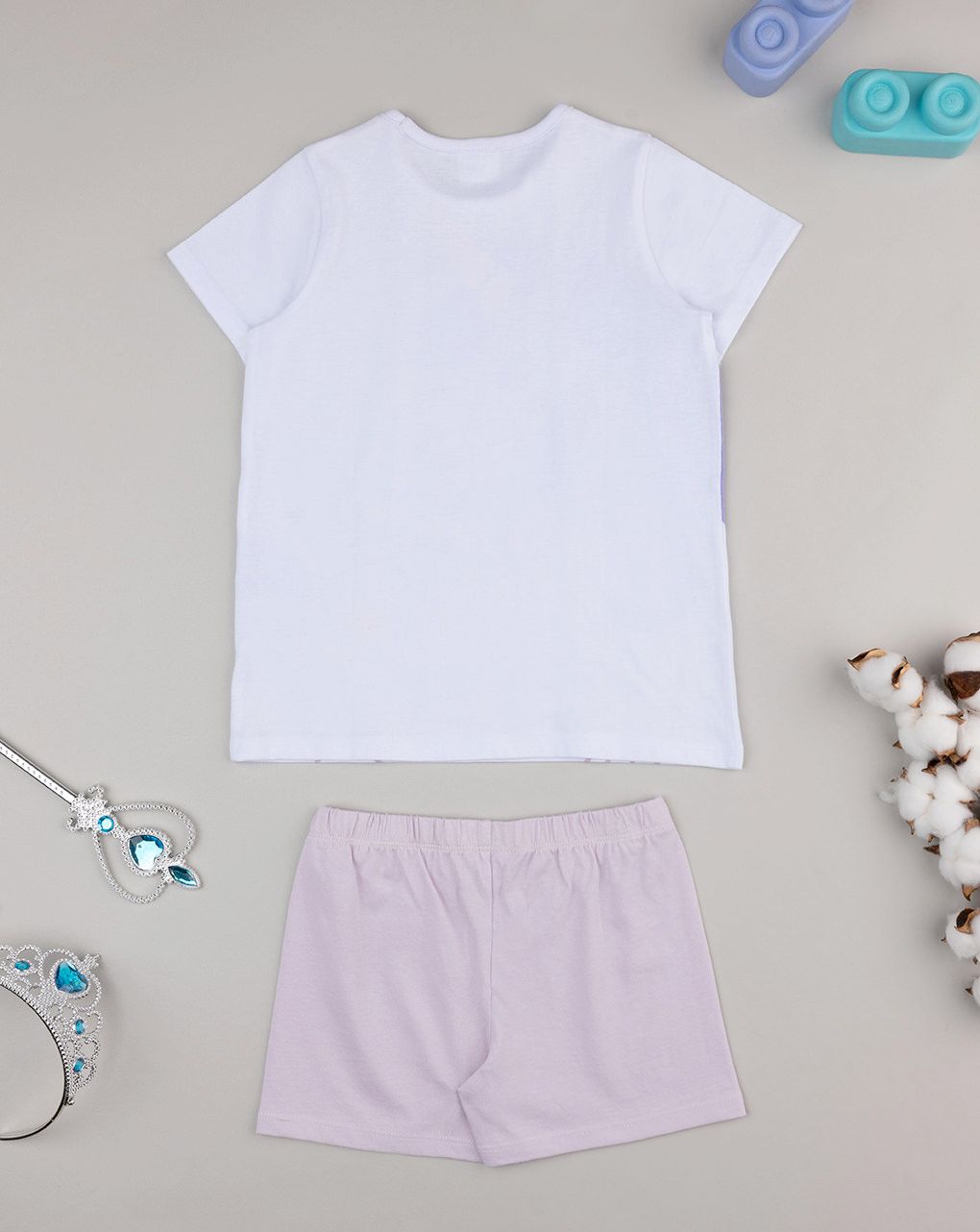 παιδική πιτζάμα λευκή/λιλά με μονόκερο για κορίτσι - Prénatal