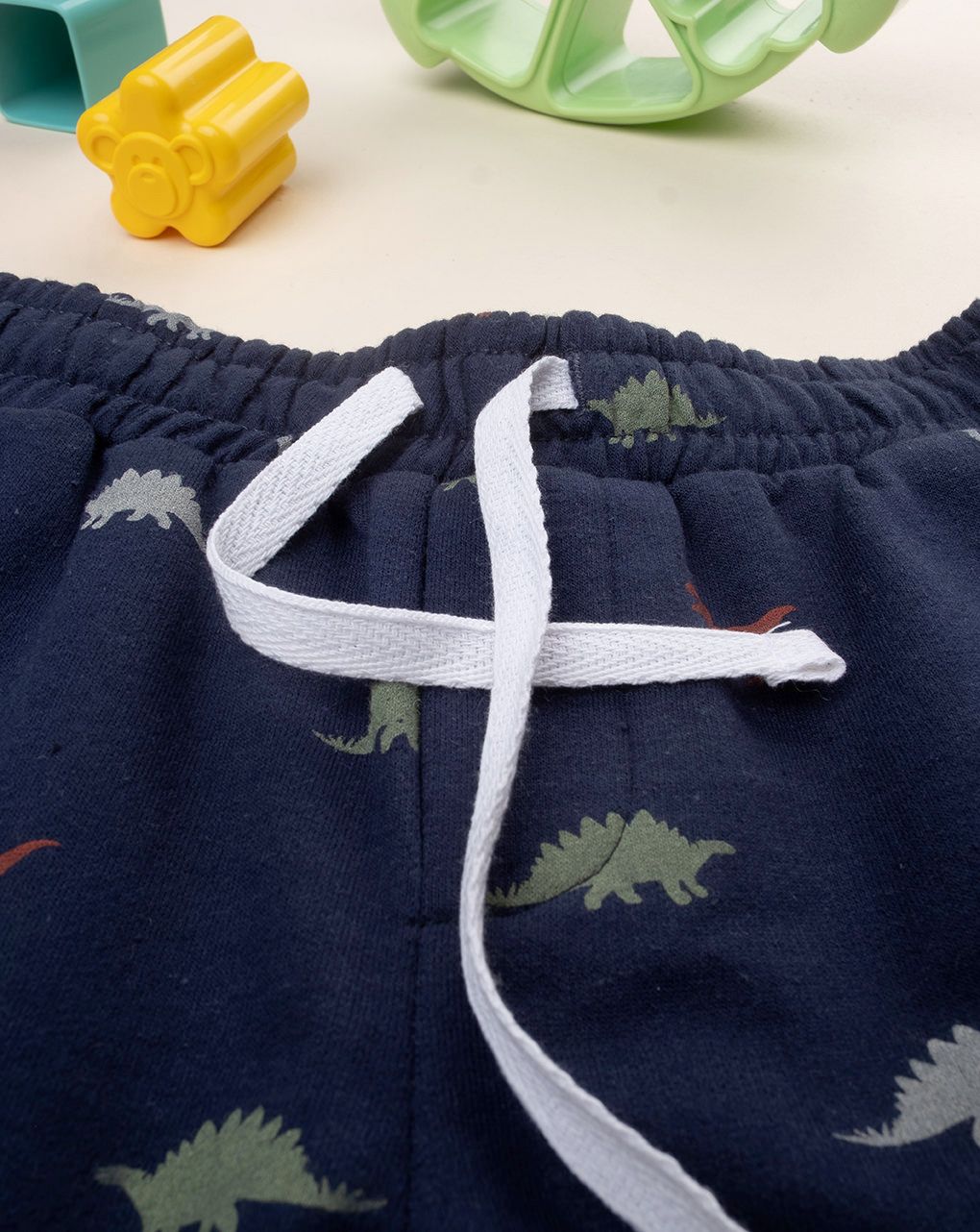 παιδική βερμούδα μπλε με δεινόσαυρους για αγόρι - Prénatal