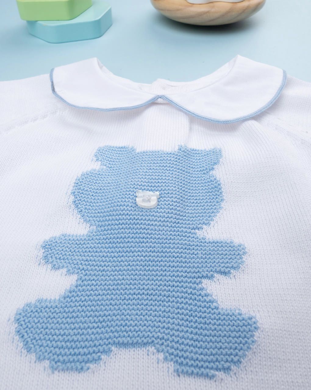 βρεφικό σετ t-shirt και σορτσάκι λευκό gift για αγόρι - Prénatal