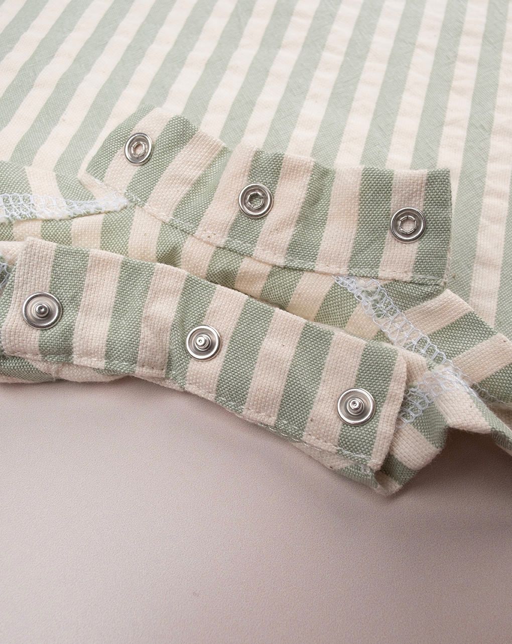 βρεφικό φορμάκι λευκό/ριγέ premium για αγόρι - Prénatal