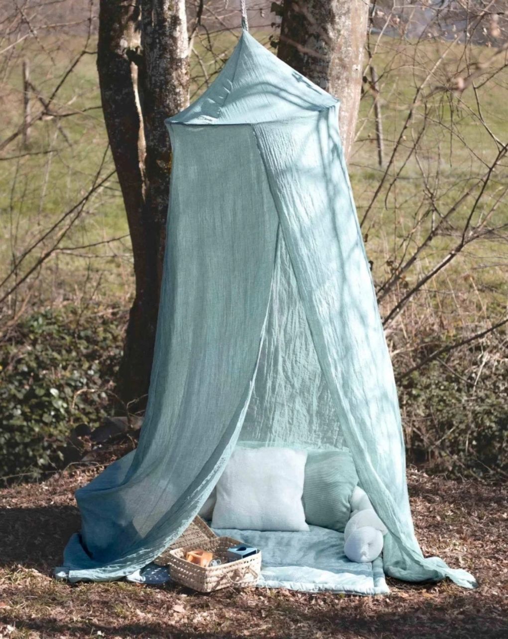 Trois kilos sept υφασμάτινη κουνουπιέρα μέντα 55-8075091 - TROIS KILOS SEPT