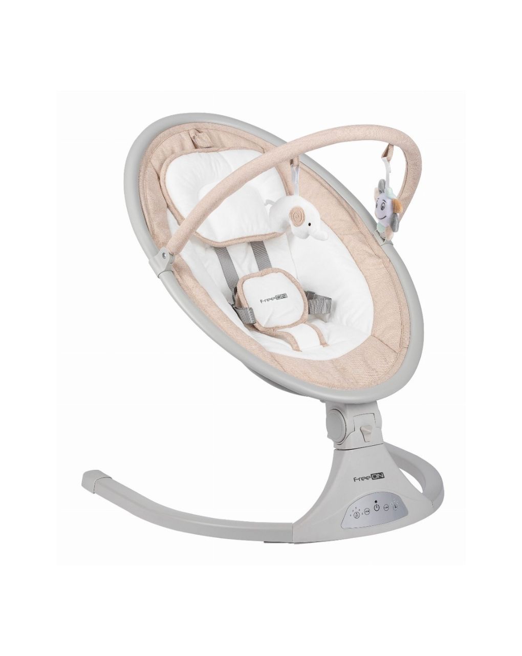 Freeon ηλεκτρικό ρηλάξ elite swing με μουσική beige 84904 - Freeon