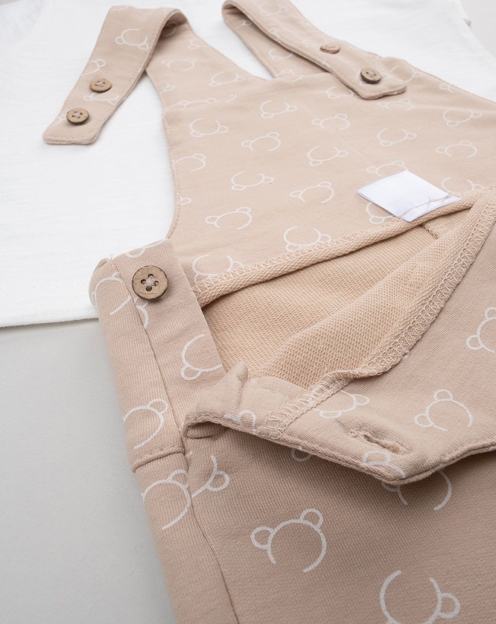 βρεφικό σετ t-shirt και σαλοπέτα teddies για αγόρι - Prénatal