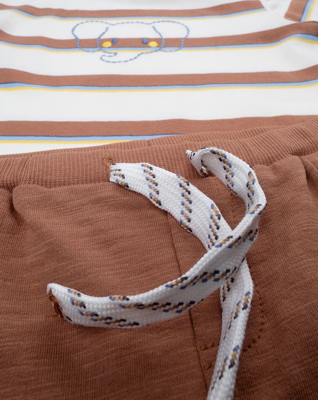 βρεφικό σετ t-shirt και σορτσάκι safari για αγόρι - Prénatal