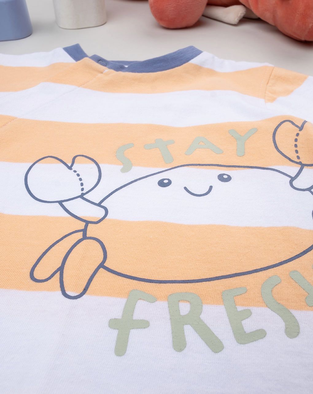 βρεφικό φορμάκι ριγέ stay fresh για αγόρι - Prénatal