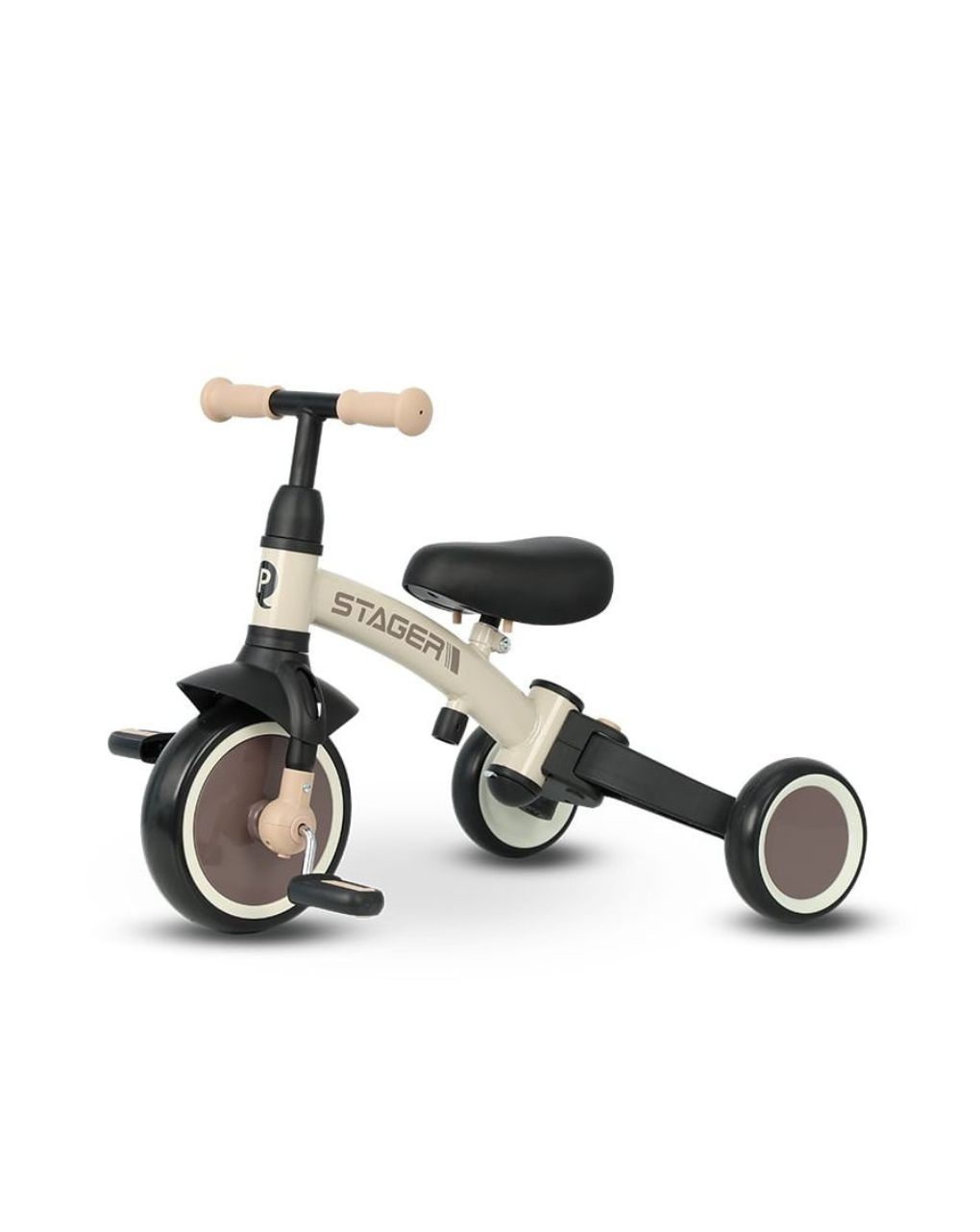 Qplay ποδήλατο τρίκυκλο stager 3in1 brown 01-1212075-03 - QPLAY