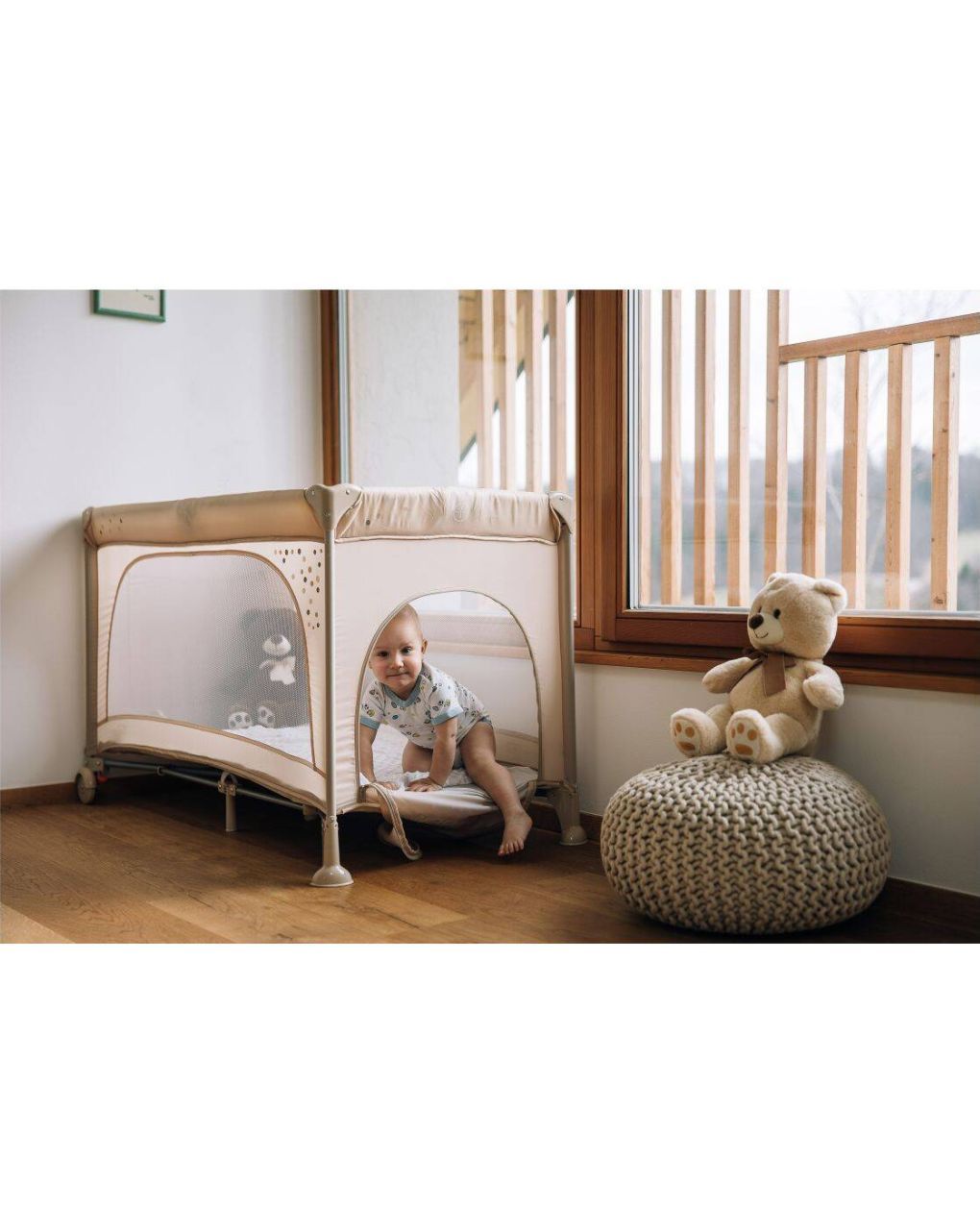 Freeon παρκοκρέβατο nook beige 83044 - Freeon