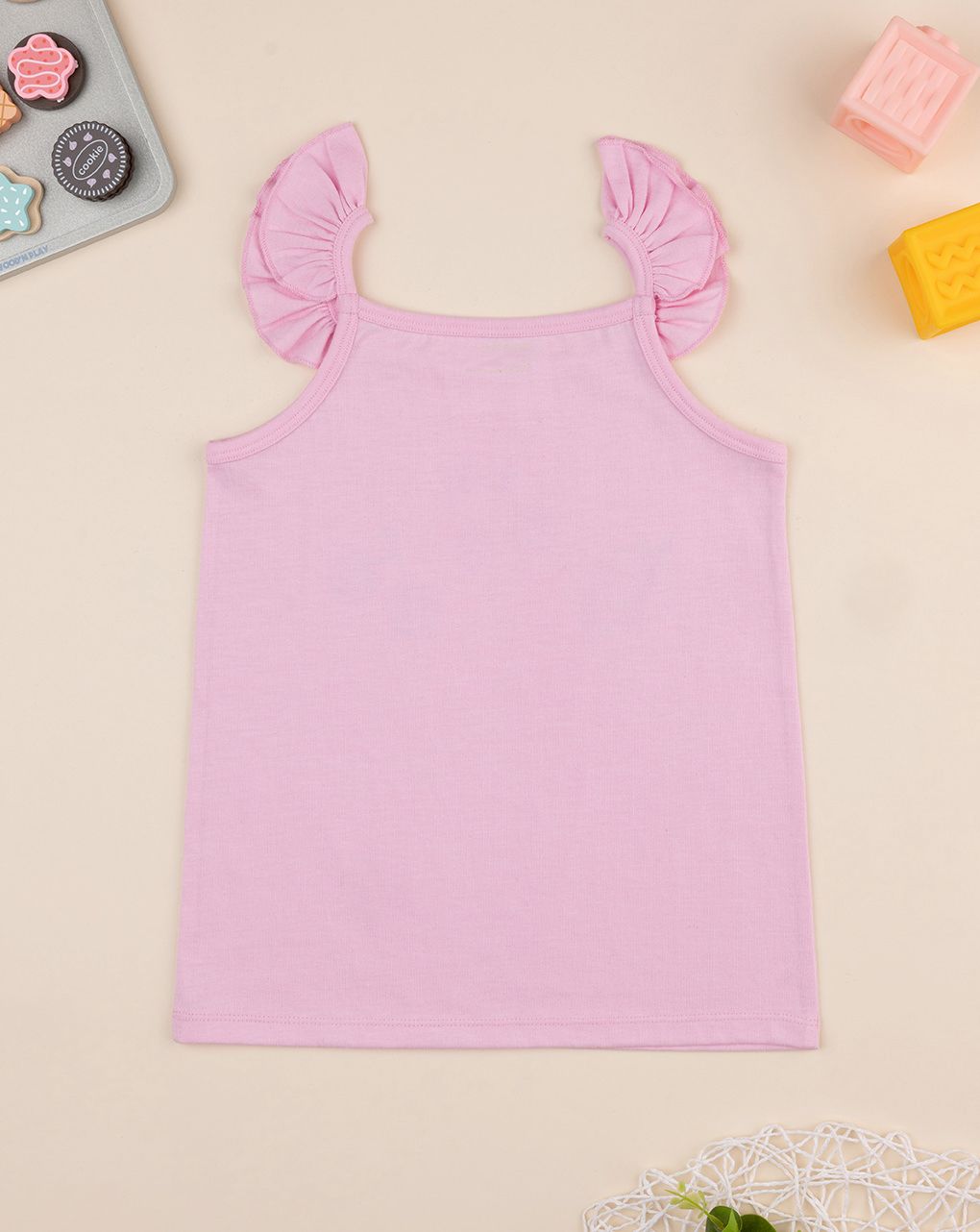 παιδική αμάνικη μπλούζα ροζ sweet για κορίτσι - Prénatal