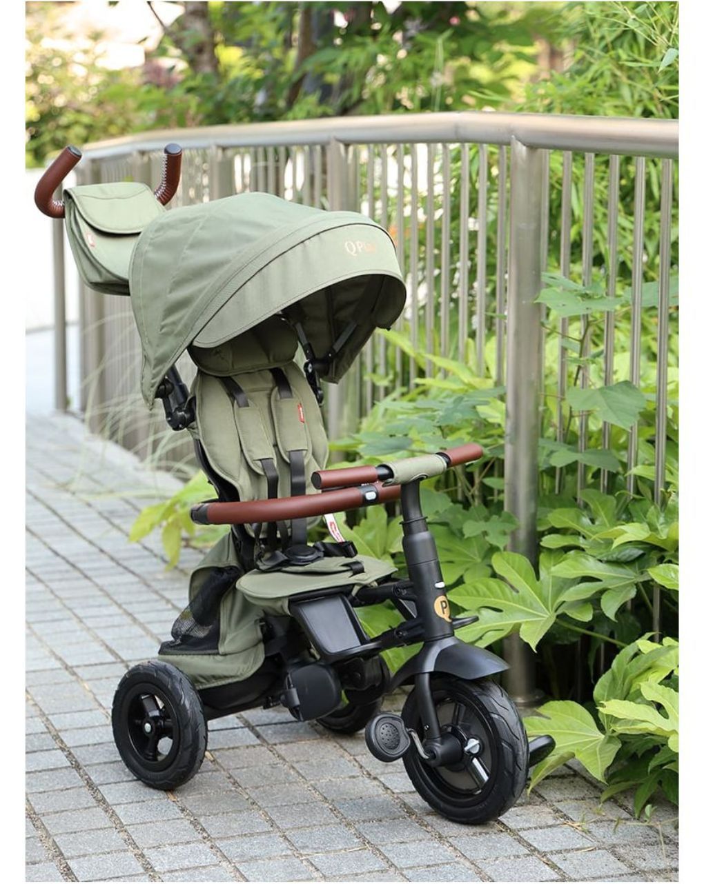 Qplay ποδήλατο τρίκυκλο rito deluxe air gel wheels green 01-1212068-05 - QPLAY