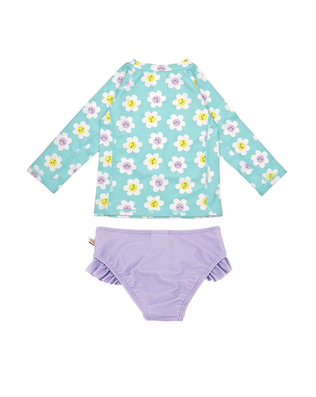 Zoocchini σετ uv μαγιό και μπλούζα daisy 6 μηνών - 4 ετών zoo16405 - Zoocchini