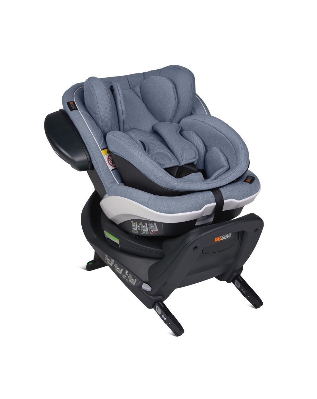 Besafe κάθισμα αυτοκινήτου izi twist b i-size (40-105cm) cloud melange 11007221.clm - Be Safe
