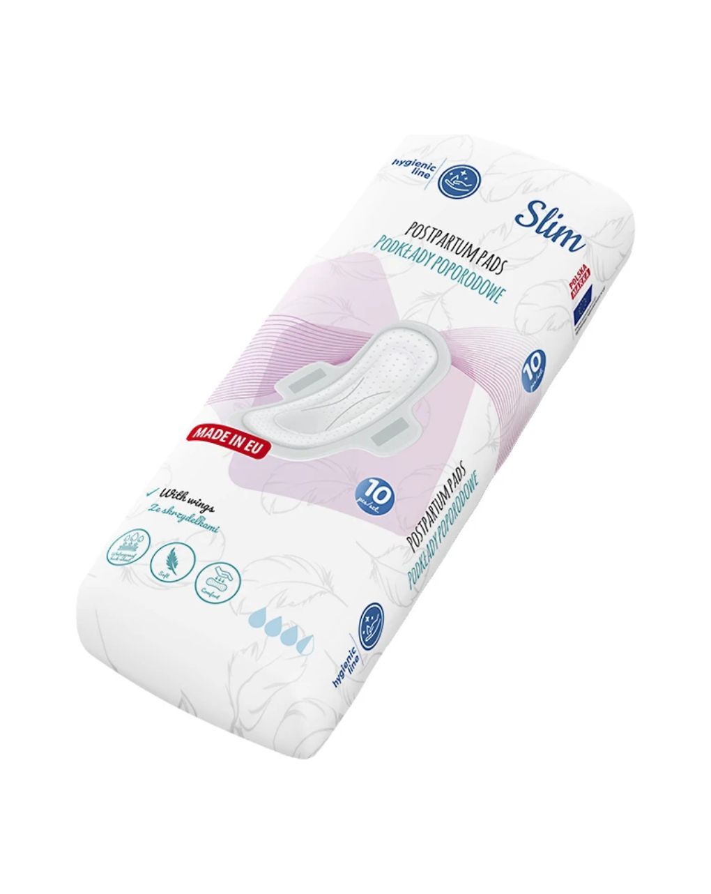 Akuku σερβιέτες λοχείας slim με φτερά 10τμχ a0069 - Akuku