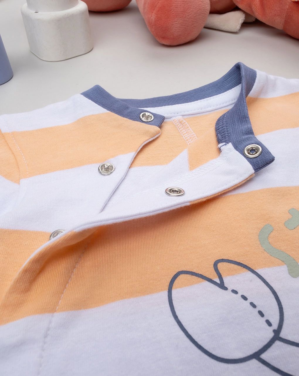 βρεφικό φορμάκι ριγέ stay fresh για αγόρι - Prénatal