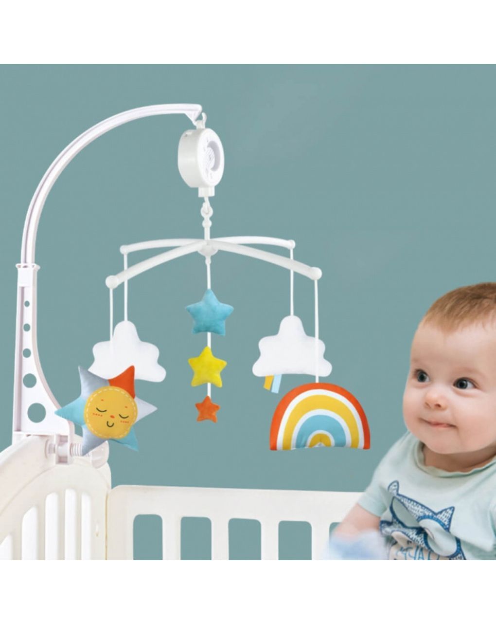 Bebe stars μουσικό κρεβατιού rainbow 854-100 - Bebe Stars